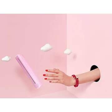 Thermal Laminator Machine, 12 inches Wide (A3 A4 A6), Never Jam Technology, with Paper Trimmer, Corner Rounder, 2 Roller System, Pink