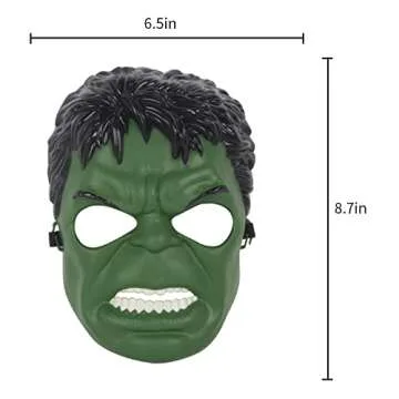 Avazera Hulk mask for Kids，Superhero Costumes Children's Birthday Parties, Hulk Toys Gifts for Hal...