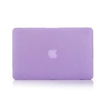 RUBAN Case Compatible with MacBook Air 13 Inch (Models: A1369 & A1466, Older Version 2010-2017 Release), Slim Snap On Hard Shell Protective Cover and Keyboard Cover, Purple