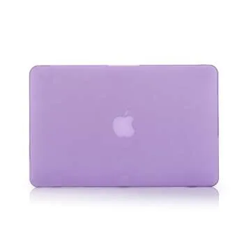RUBAN Case Compatible with MacBook Air 13 Inch (Models: A1369 & A1466, Older Version 2010-2017 Release), Slim Snap On Hard Shell Protective Cover and Keyboard Cover, Purple