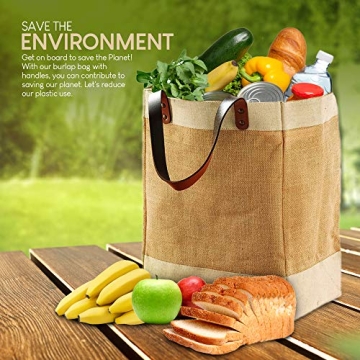Eco-Friendly EXULTIMATE Tote Bags with Faux Leather Straps
