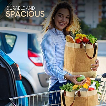 Eco-Friendly EXULTIMATE Tote Bags with Faux Leather Straps