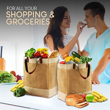 Eco-Friendly EXULTIMATE Tote Bags with Faux Leather Straps