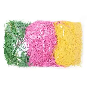 Vibrant JOYIN Easter Egg Basket Set - 8" Durable & Reusable