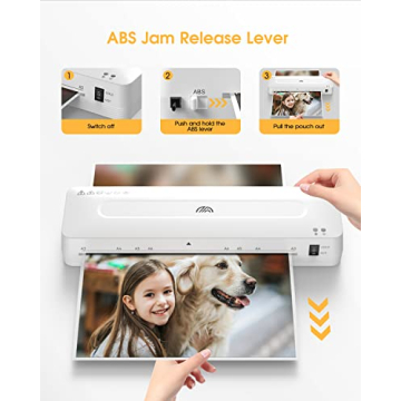 Crenova A3 Laminator Machine with 20 Laminating Pouches