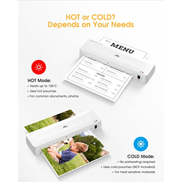 Crenova A3 Laminator Machine with 20 Laminating Pouches