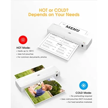 Crenova A3 Laminator Machine with 20 Laminating Pouches