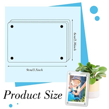 Remerry 24 Acrylic Magnet Frames for Photo & Art Display