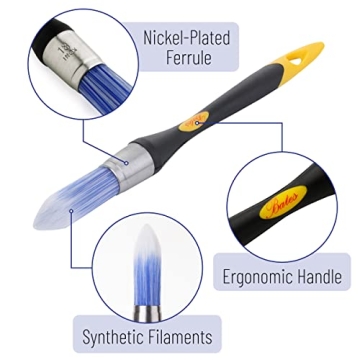 Bates Trim Brush for Precision Painting and Edging