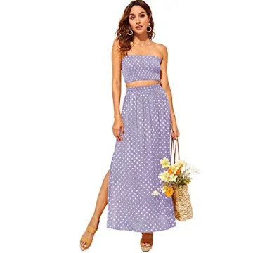 Floerns Women's Summer Printed 2 Piece Outfit - Stylish & Comfortable