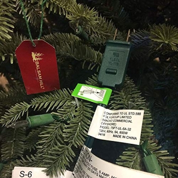 Balsam Hill Pine Peak Holiday Prelit Artificial Christmas Swag, 30 Inches, LED Clear Lights