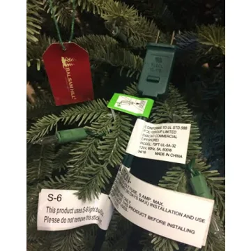 Balsam Hill Pine Peak Holiday Prelit Artificial Christmas Swag, 30 Inches, LED Clear Lights