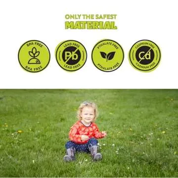 Western Chief Girl's Glitter Waterproof Rain Boot with Easy Pull on Handles, Perfect Lightweight Rain Boots for Kids