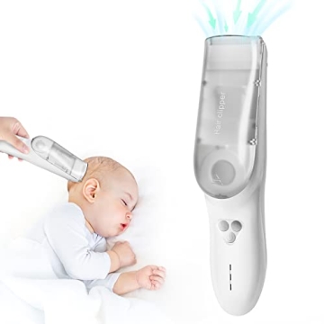 FERRISA Baby Hair Clippers with Vacuum for Stress-Free Grooming