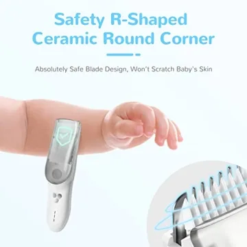 FERRISA Baby Hair Clippers with Vacuum for Easy Grooming