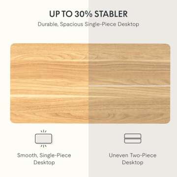 FLEXISPOT EN2 Standing Desk with Power Outlet - Adjustable Heights