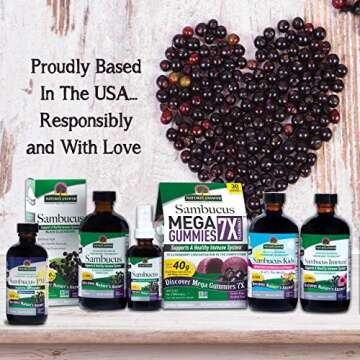 Nature's Answer Sambucus Elderberry Syrup for Immune Support