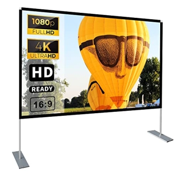 100 Inch Portable Projector Screen for Outdoor Movies