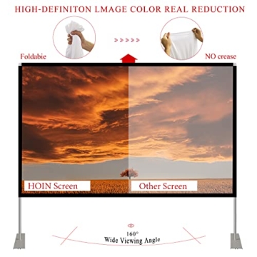 100 Inch Portable Projector Screen for Outdoor Movies