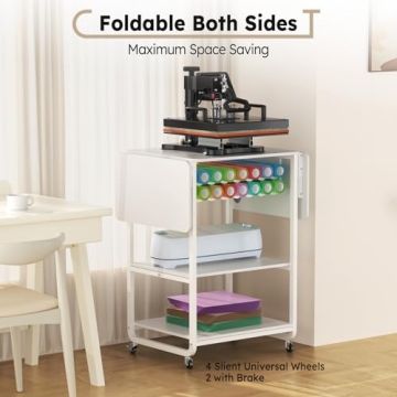 Craft 3 Tier Movable Heat Press Table for Creators