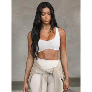 ABOCIW Womens Scoop Neck Sports Bra Padded U Back