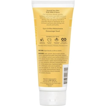 Burt's Bees Milk Honey Body Lotion 98.6% Natural