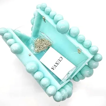 CUXVA Acrylic Evening Clutch - Elegant & Versatile Handbag