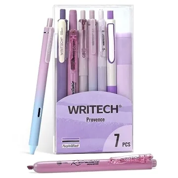WRITECH Gel Pens Journaling Highlighters: Assorted Pastel Colors for Smooth Writing