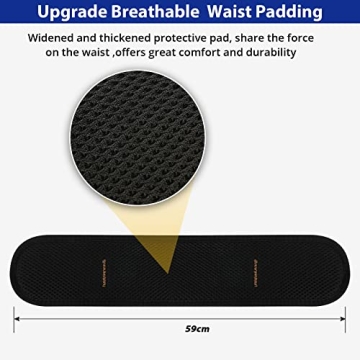 TRSMIMA Safety Harness Fall Protection Kit with Lanyard