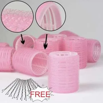 Self Grip Hair Roller Curlers Set for All Hair Types