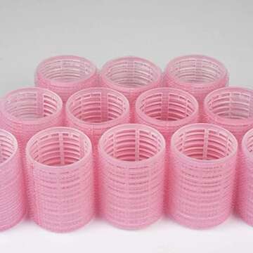 Self Grip Hair Roller Curlers Set for All Hair Types