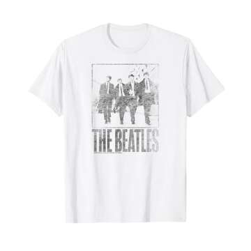 The Beatles Vintage Portrait Short Sleeve T-Shirt - Retro Style Tee