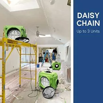 ALORAIR 3 Stage Air Scrubber with MERV-10 HEPA Filter