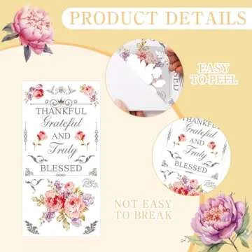 Vintage Flower Rub on Transfers for Elegant Home Decor