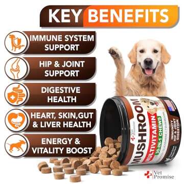 Mushroom for Dogs - 30-in-1 Chews for Immunity Support