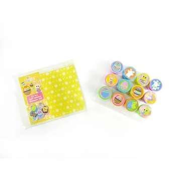 TINYMILLS Easter Stamp Kit for Kids - Fun Self-Inking Stamps