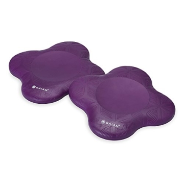 Gaiam Yoga Knee Pads Set of 2 for Comfort