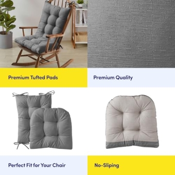 Sweet Home Collection Rocking Chair Cushions - Comfort & Style