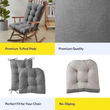 Sweet Home Collection Rocking Chair Cushions - Comfort & Style
