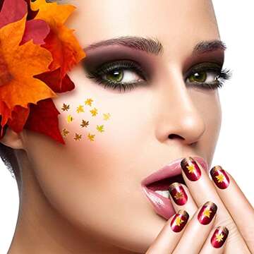 5 Boxes Fall Nail Decals for Creative Autumn Manicures