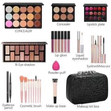 All In One Makeup Kit For Girls Gift - Complete Beauty Essentials Included