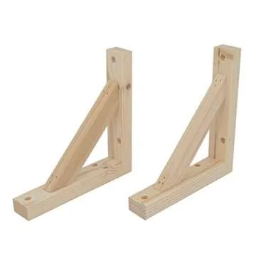 OVOV Wood Shelf Bracket for Stylish DIY Decor