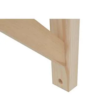 OVOV Wood Shelf Bracket for Stylish DIY Decor
