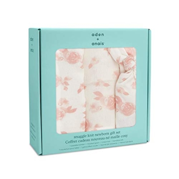 aden + anais Snuggle Knit Newborn Gift Set for Babies 0-3 Months