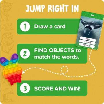 National Geographic - Outdoor Scavenger Hunt Card Game for Kids 4 & Up - Fun Summer & Outside Activity - Gifts for Boys & Girls Ages 4, 5, 6, 7, 8, 9