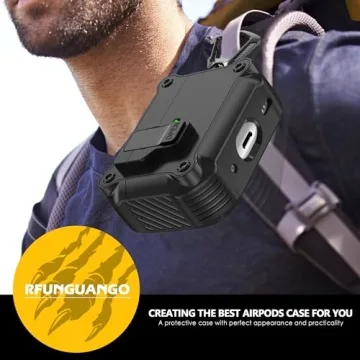 Shockproof AirPods Pro Case with Lock Clip