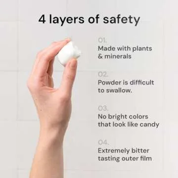 Grab Green Newborn Baby Laundry Detergent Pods, 60 Loads, Fragrance Free, Mineral Based, Non-Toxic, Stain Remover