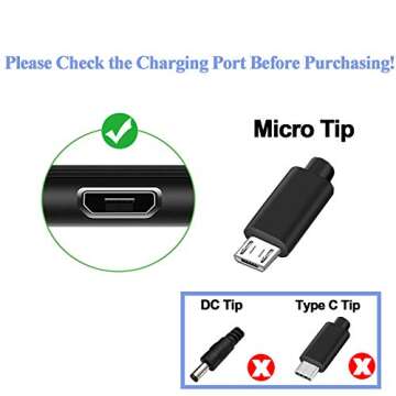 TPLTECH 5FT Micro USB Charging Cable Charger for Bose SoundLink Speakers & Headphones