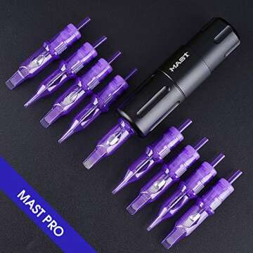 Mast Pro Cartridge Tattoo Needles Disposable 20Pcs of One Box Standard Size 1001RLT