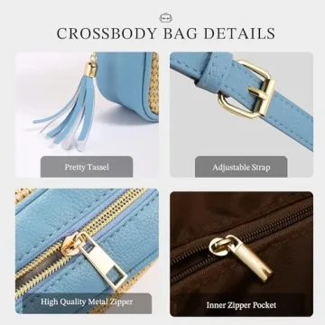 YOOLIFE Purses for Women Crossbody Bag - Crossbody Purses for Women Small Purses for Women Cross Body Bag for Woman Straw Leather Crossbody Bags for Women Green Bags Small Crossbody Purses